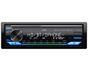 JVC KD-X480BHS 1-Din Car Stereo Receiver w/Bluetooth/USB/XM Ready/Alexa/HD Radio 
