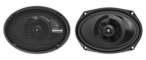 MEMPHIS AUDIO Pair Memphis Audio PRX6902 6x9" 120 Watt Car Speakers w/PEI Dome Pivot Tweeters 