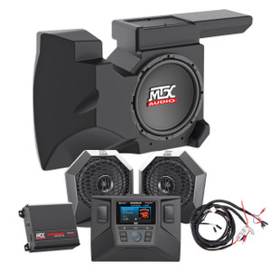 MTX 2014-18 Polaris RZR XP1000/900 Speakers+Pods+Amp+Receiver+Dash Kit+Powered Sub 