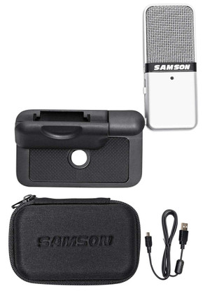 SAMSON Samson GOMIC Go Mic Portable USB Condenser Microphone+Mounting Clip+Carry Case 