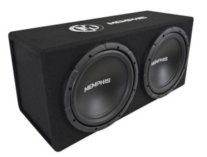 MEMPHIS AUDIO Memphis Audio SRXE212V Dual 12" 1000w Vented Loaded SRX Car Subwooer Enclosure 