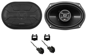 HIFONICS Hifonics 6x9" Rear Factory Speaker Replacement Kit For 2001-2006 Dodge Stratus 