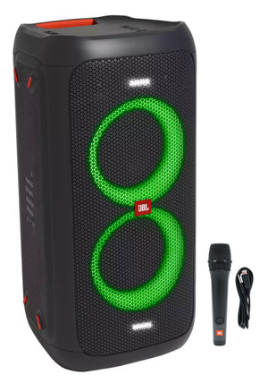  JBL Partybox 100 Portable Rechargeable Bluetooth RGB LED Party Speaker w/TWS+Mic 