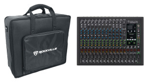 MACKIE Mackie ONYX16 16-Channel Analog Mixer w/ Multi-Track USB/3-Band EQ+Bluetooth+Bag 