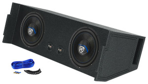  Rockville 12" Subwoofers+Ported SUV Subwoofer Sub Box Enclosure - Behind 3rd Row 