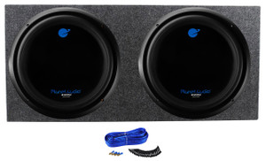 PLANET AUDIO 2 Planet Audio AC15D 2100 Watt 15" Car Audio Subwoofers+Sealed Sub Box Enclosure 
