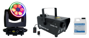 AMERICAN DJ Eliminator Lighting ADJ Stryker Max 6 x 40w RGBW LED Moving Head Light+Fogger 