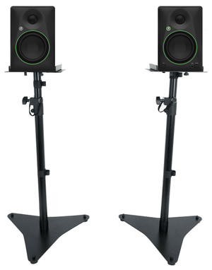 MACKIE Pair Mackie CR5BT 5.25" Powered Studio Monitors Speakers w/ Tone Control+Stands 