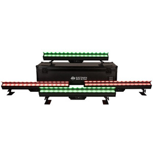 AMERICAN DJ American DJ ADJ ElectraPix Bar 16 Pak (4) DMX RGBAL+UV Bar Lights w/ Flight Case 