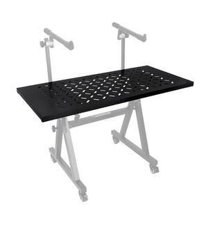  Rockville KS2 Shelf For Z-Stand or X-Stand - Turns Keyboard Stands Into DJ Table 