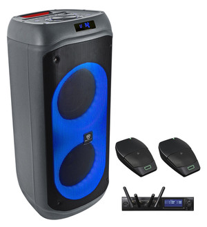 AUDIO TECHNICA Audio-Technica ATW-1426 Digital Wireless Receiver+(2) Boundary Mics+Home Speaker 