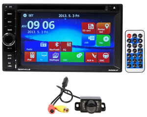 Rockville RVDG6.2 6.2" double Din Car Navigation/DVD/USB/Bluetooth Player+Camera