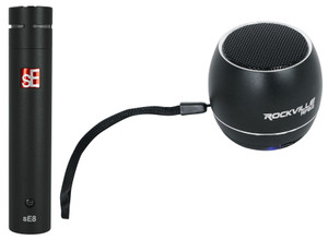 Se Electronics sE8 Recording Microphone w/Gold Sputtered Diaphragm+Home Speaker