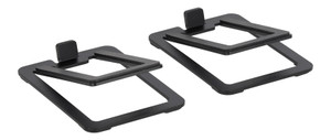 Pair Rockville SR3 Low Profile Speaker Riser Stands For 4" Desktop Speakers