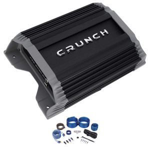 Crunch PZ2-2030.2D 2000w 2 Channel Compact Class D Car Amplifier+Amp Wire Kit