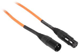 Rockville RCXFM100P-O Orange 100' Female to Male REAN XLR Mic/Speaker Cable