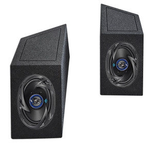 6x9" Autotek Speakers+Enclosures 4 Wheel Well Ledges For 87-95 Jeep Wrangler YJ