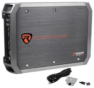 Rockville 1000w Mono Amplifier Amp For (2) Kicker 43CWRT81 COMPRT8 8" Subwoofers