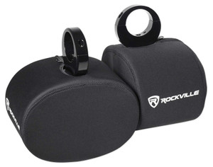 Pair Rockville RWBC69 Neoprene Covers For 6x9" Marine Wakeboard Tower Speakers