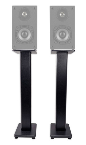 Pair 36" Bookshelf Speaker Stands For Dayton Audio B452 4.5" Bookshelf Speakers