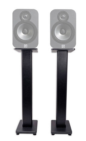 Pair 36" Bookshelf Speaker Stands For Q Acoustics 3020 Bookshelf Speakers