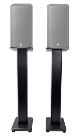 Pair 36" Bookshelf Speaker Stands For Yamaha NS-B310BL Bookshelf Speakers