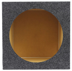 Rockville RSQ12S 0.75 Cu Ft, Single 12" Sealed 3/4" MDF Car Sub Enclosure Box