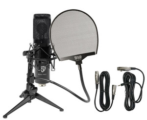 Rockville RCM PRO Studio Recording Condenser Microphone+Shockmount+Stand+Filter