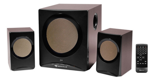 Rockville ROCK MEDIA Bluetooth Speakers+Subwoofer for Macbook/PC/Dell/Lenovo/Hp