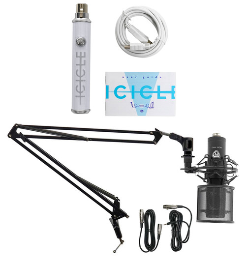 Rockville RCM Pro Gaming Twitch Recording Microphone+Boom+Shockmount+Pop Filter