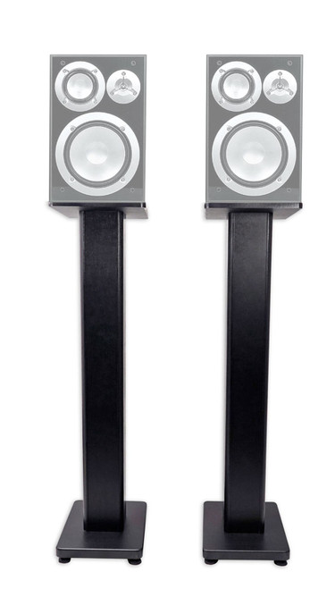 Pair 28" Bookshelf Speaker Stands For Yamaha NS-6490 Bookshelf Speakers