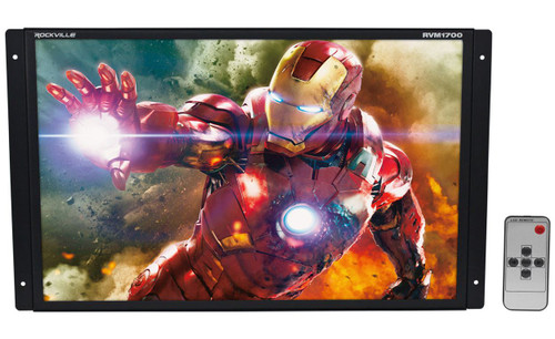 Rockville RVM1700 17" Car LCD Raw Panel Custom Install Screen Monitor HDMI+VGA