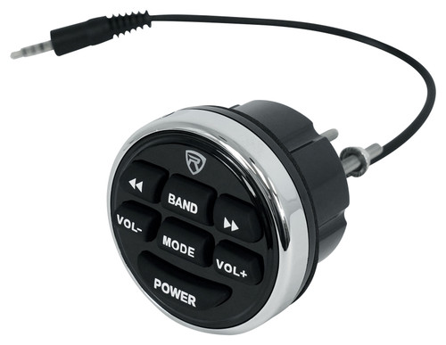 Rockville Marine-Grade Bluetooth Gauge Receiver Radio w/USB+Remote