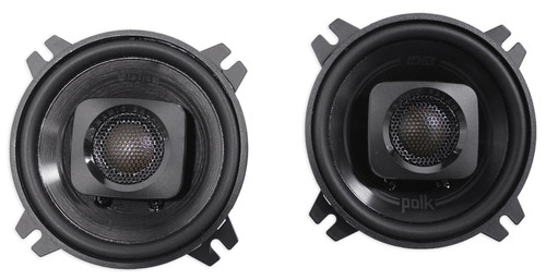 Polk Audio DB402 4 Inch 135W 2 Way Car/Marine ATV Stereo Speakers, Black 