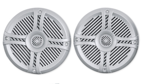 Pair Rockville RMSTS65S 6.5 800 Watt Waterproof Marine Boat Speakers 2Way Silver