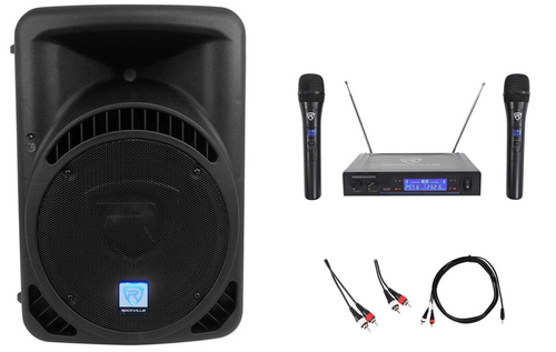 Rockville Powered 12" iphone/ipad/Android/Laptop/T.V. Karaoke Machine/System