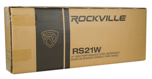 Rockville Pair RS21B 21 inch Steel Bookshelf SpeakerStudio Monitor