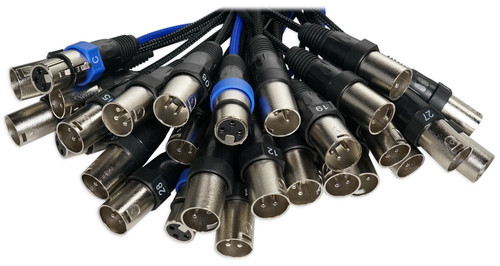 Rockville SX32100 32 Channel (4 returns) 100 Foot XLR Snake