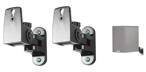 Pair Hidden Wall Swivel Brackets For Polk Audio TSi100 Bookshelf Speakers