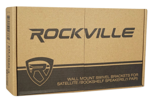 2 Rockville RHSB4 Hidden Wall Mount Swivel Satellite Bookshelf Speaker 2-rockville-rhsb4-hidden-wall-mount-swivel-satellite-bookshelf-speaker
