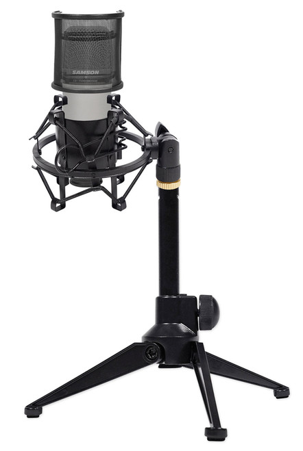Samson C01 Studio Condenser Recording Microphone+Shock Mount+Pop Filter+Tripod