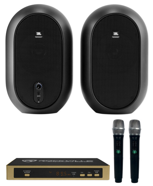 ANYWHERE KARAOKE Singing Machine System w/JBL Speakers, Bluetooth+Wireless Mics