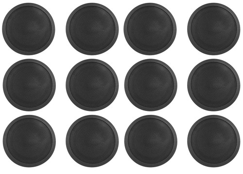 12) Rockville CCL5T Black 70V 5" Commercial Ceiling Speakers 4 Restaurant/Office