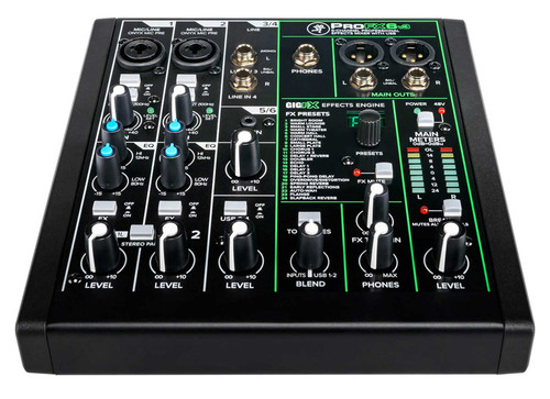 Mackie ProFX6v3 6-Channel Effects Mixer w/USB ProFX6 - Rockville