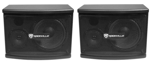 (2) Rockville KPS65 6.5" 2-Way 400 Watt Karaoke Speakers +Wall Brackets / MDF!