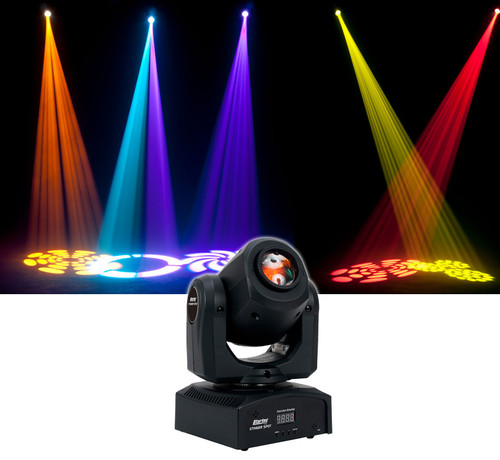 Pair American DJ ADJ STINGER SPOT DMX Mini Moving Heads GOBO
