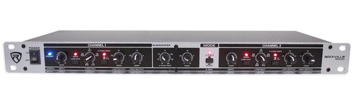 Rockville RX230 2 Way Stereo /3 Way Mono Crossover w/ XLR Input and Output
