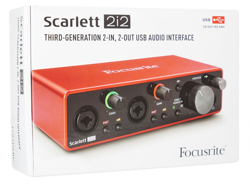 DTM・DAW Scarlett 2i2(gen3) Focusrite Scarlett 2i2 3rd Gen – United States
