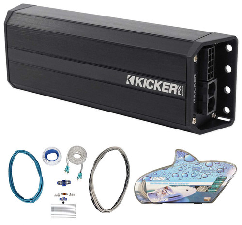 Kicker 42PXA300.4 300w 4-Channel Amp for Polaris/Motorcycle/ATV/UTV/RZR/Cart