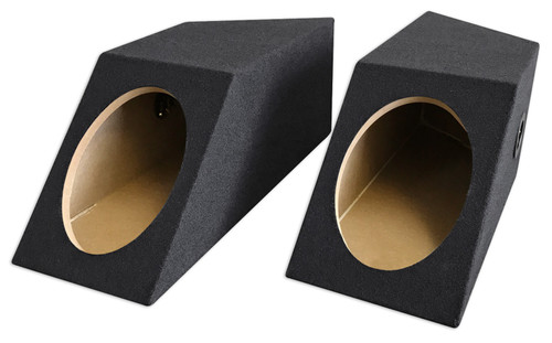 6x9" Speaker Box Enclosures - Rear Wheel Well Ledges For 87-95 Jeep Wrangler YJ